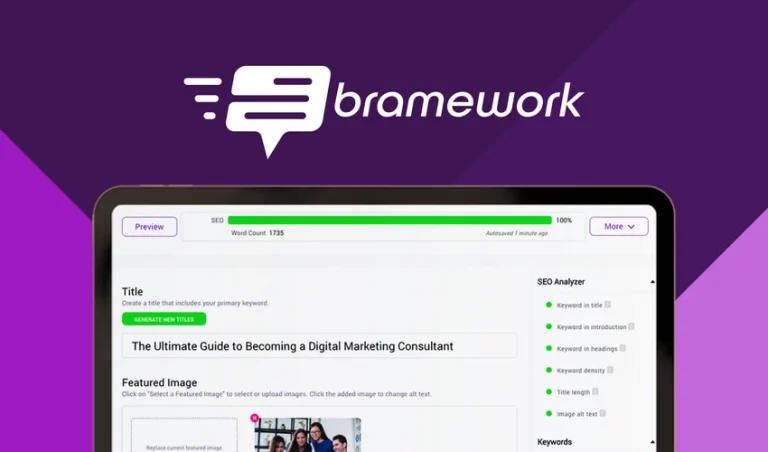 Read more about the article Bramework Review: Appsumo Lifetime Deal for $79.00 
