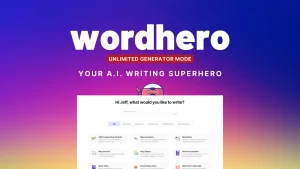 Read more about the article ($89) WordHero AppSumo Lifetime Deal – $10 Discount For New Users 
